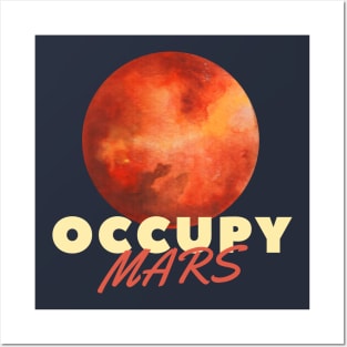 Occupy mars Posters and Art